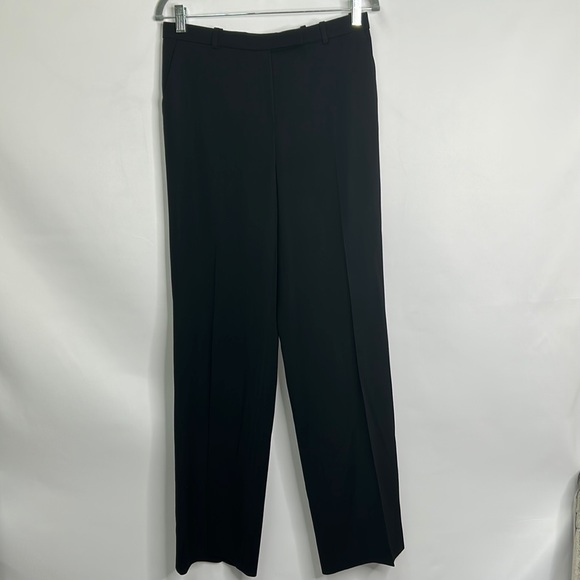 Armani Collezioni 100% virgin wool wide leg pocketed...